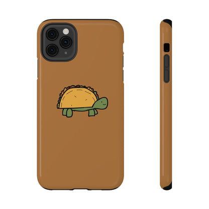 Cute Taco Turtle Phone Case — Impact-Resistant Protective iPhone Cover
