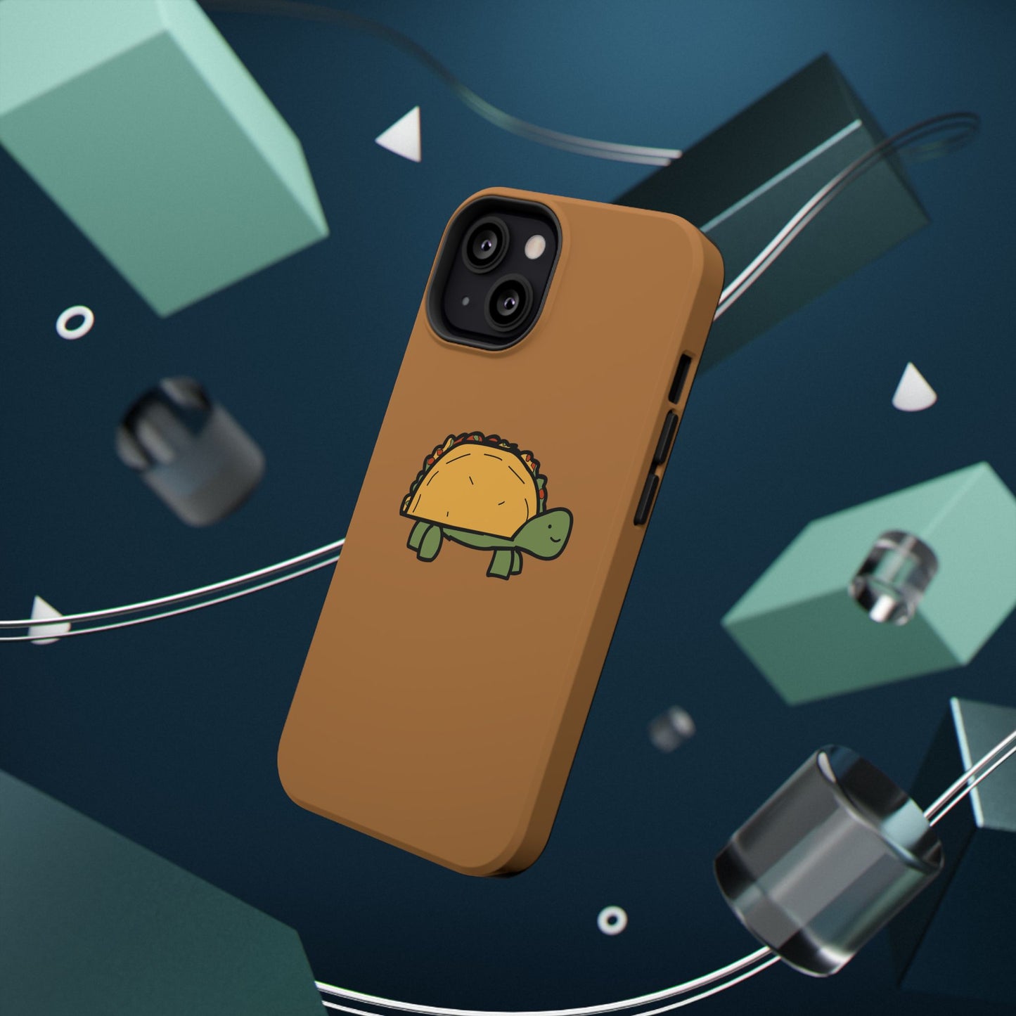 Cute Taco Turtle Phone Case — Impact-Resistant Protective iPhone Cover