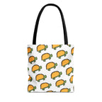 Printify Bags Cute Taco Turtle Pattern Tote Bag — Fun Kawaii Food Animal Print