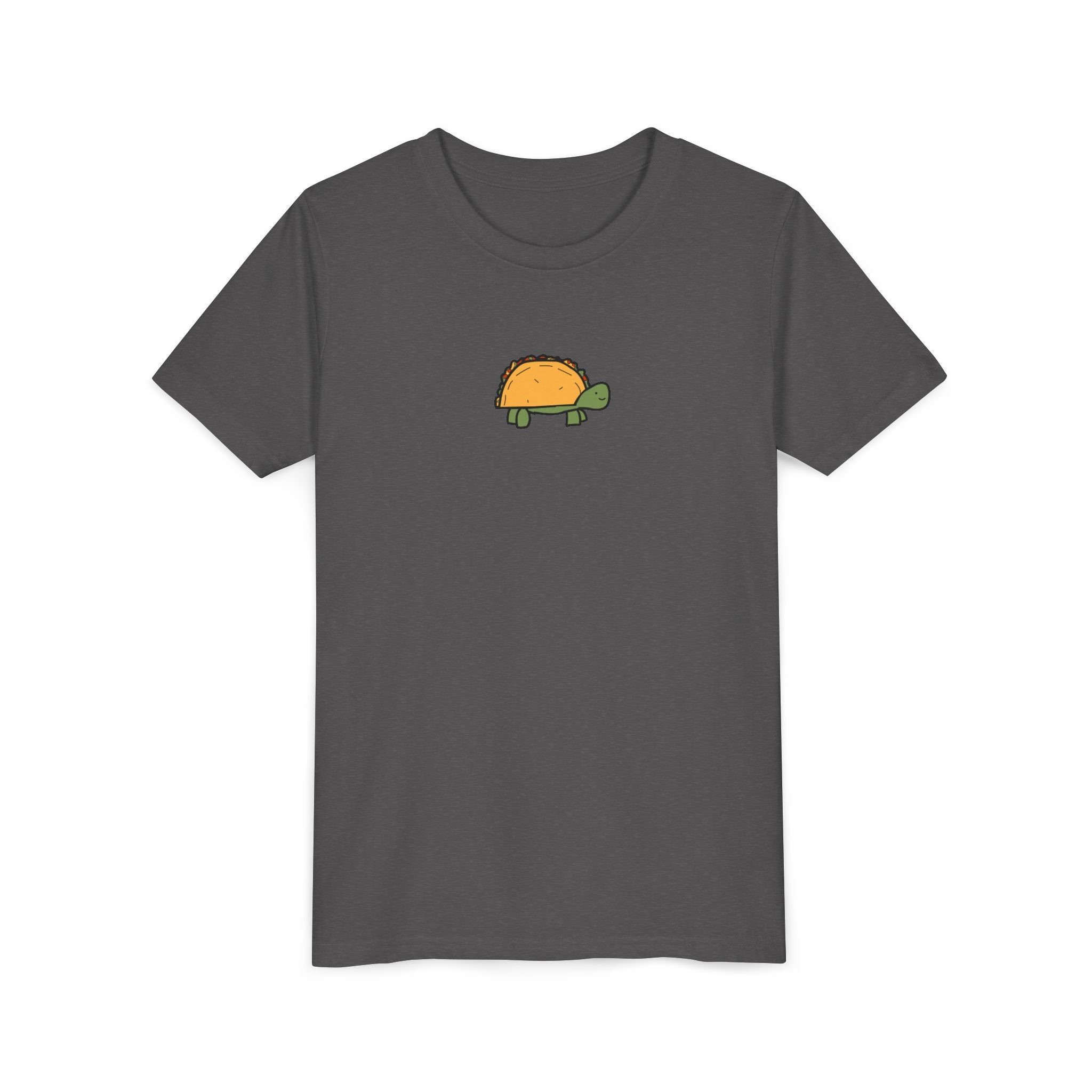 Printify Kids clothes Kids Taco Turtle Tee - Cute Kids Graphic Short Sleeve Shirt