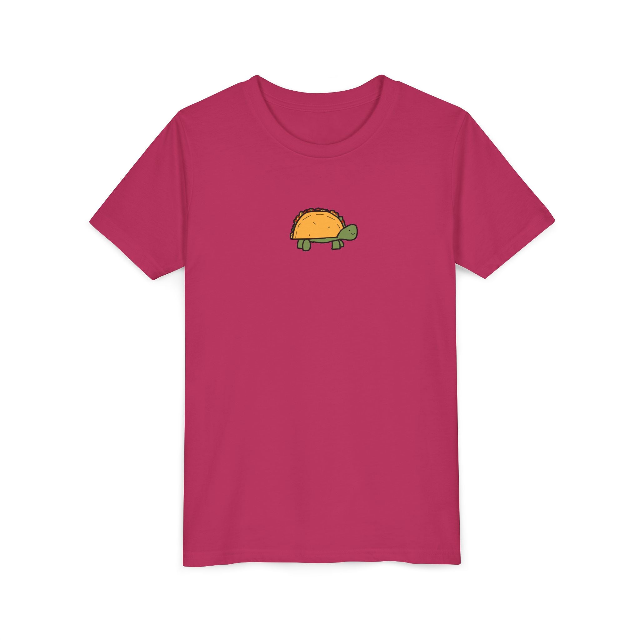 Printify Kids clothes Kids Taco Turtle Tee - Cute Kids Graphic Short Sleeve Shirt