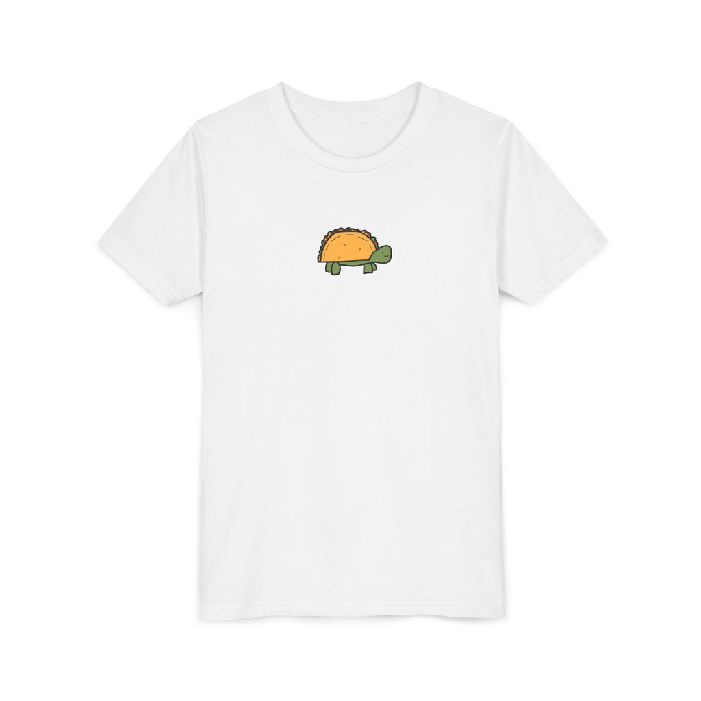 Printify Kids clothes Kids Taco Turtle Tee - Cute Kids Graphic Short Sleeve Shirt
