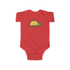 Printify Kids clothes Red / NB (0-3M) Taco Turtle Baby Bodysuit