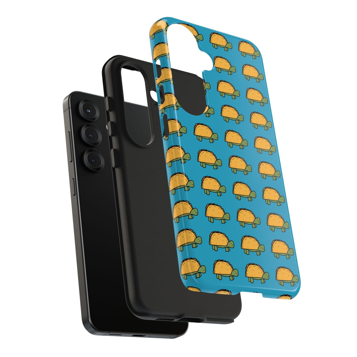 Printify Phone Case Cute Taco Pattern Tough Phone Case — Protective iPhone Case with Repeating Taco Design
