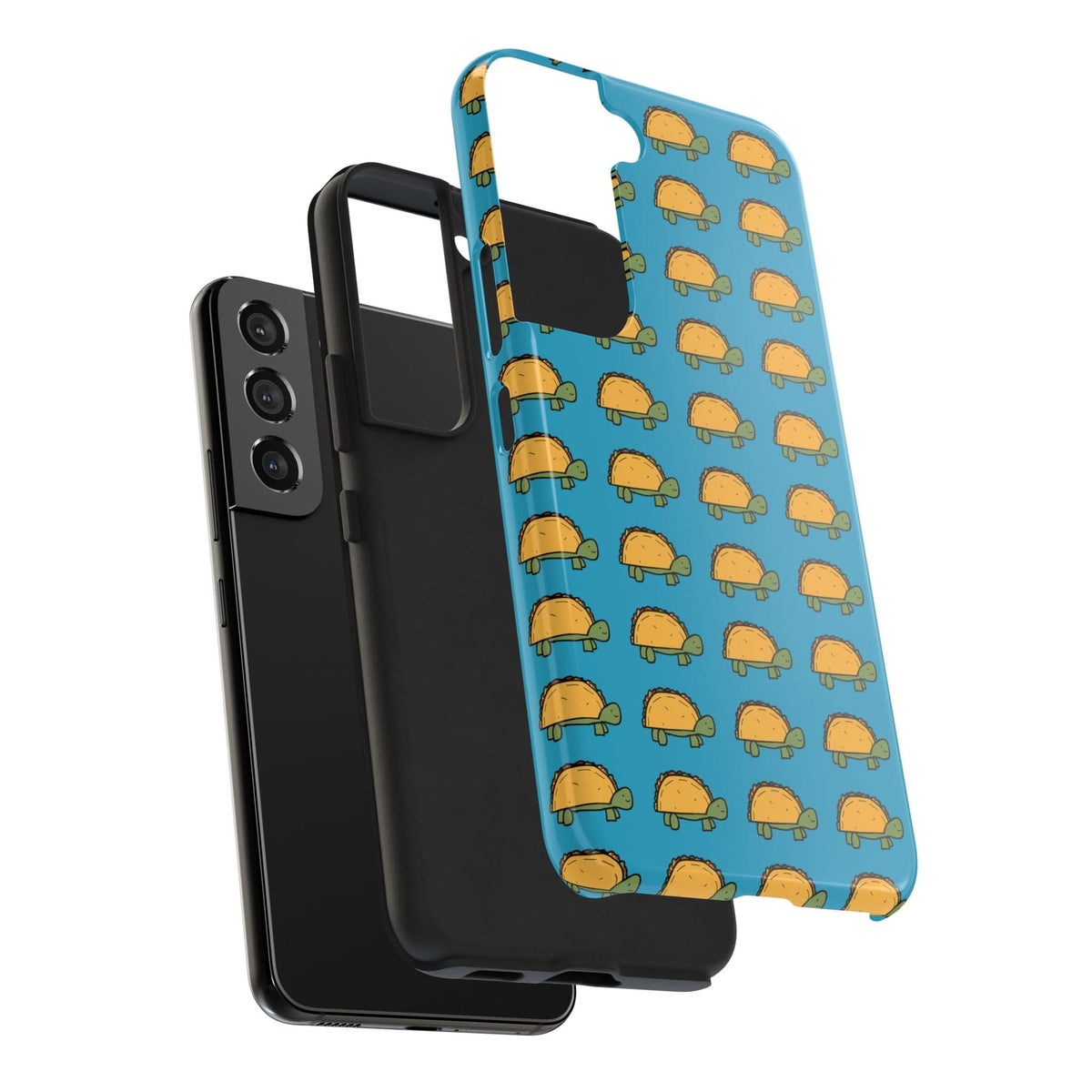 Printify Phone Case Cute Taco Pattern Tough Phone Case — Protective iPhone Case with Repeating Taco Design