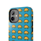 Printify Phone Case Cute Taco Pattern Tough Phone Case — Protective iPhone Case with Repeating Taco Design