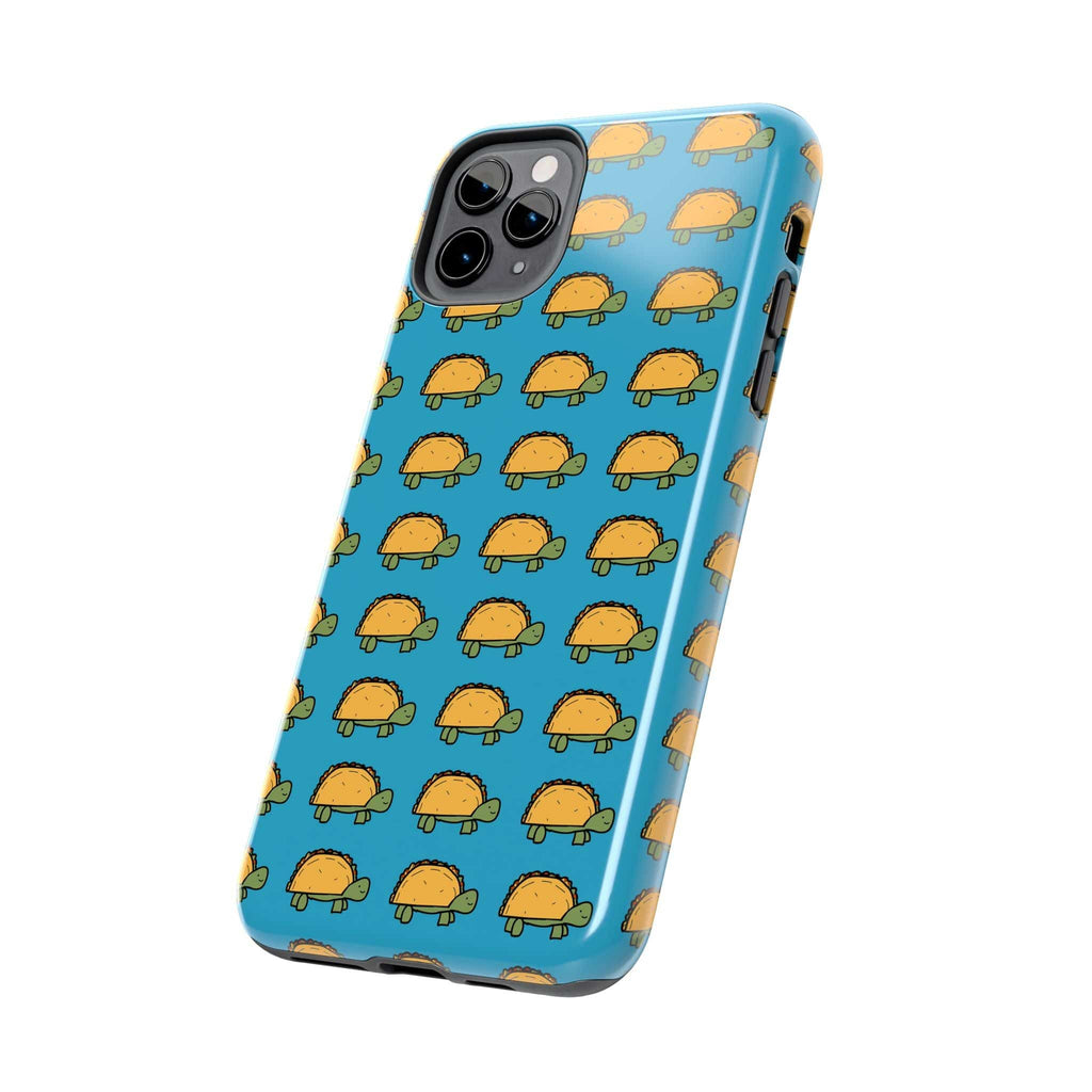 Printify Phone Case Cute Taco Pattern Tough Phone Case — Protective iPhone Case with Repeating Taco Design