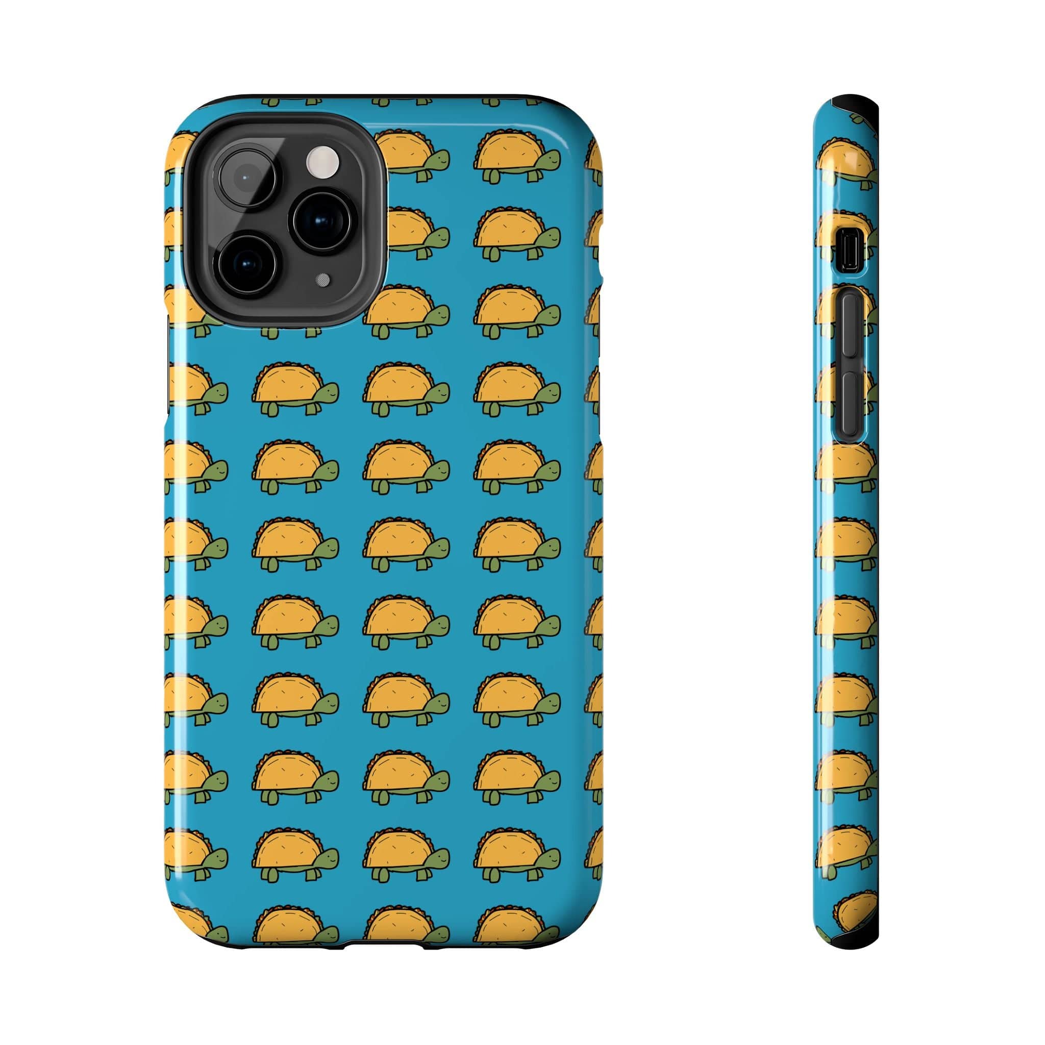 Printify Phone Case iPhone 11 Pro Cute Taco Pattern Tough Phone Case — Protective iPhone Case with Repeating Taco Design