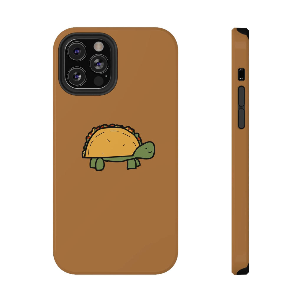 Printify Phone Case iPhone 12 Pro / Glossy / Without gift packaging Cute Taco Turtle Phone Case — Impact-Resistant Protective iPhone Cover