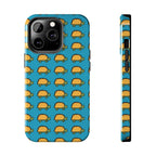 Printify Phone Case iPhone 13 Pro Cute Taco Pattern Tough Phone Case — Protective iPhone Case with Repeating Taco Design
