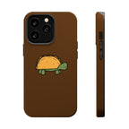 Printify Phone Case iPhone 13 Pro / Matte Taco Turtle Phone Case — Magnetic Impact-Resistant Protective Cover