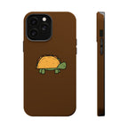 Printify Phone Case iPhone 13 Pro Max / Matte Taco Turtle Phone Case — Magnetic Impact-Resistant Protective Cover