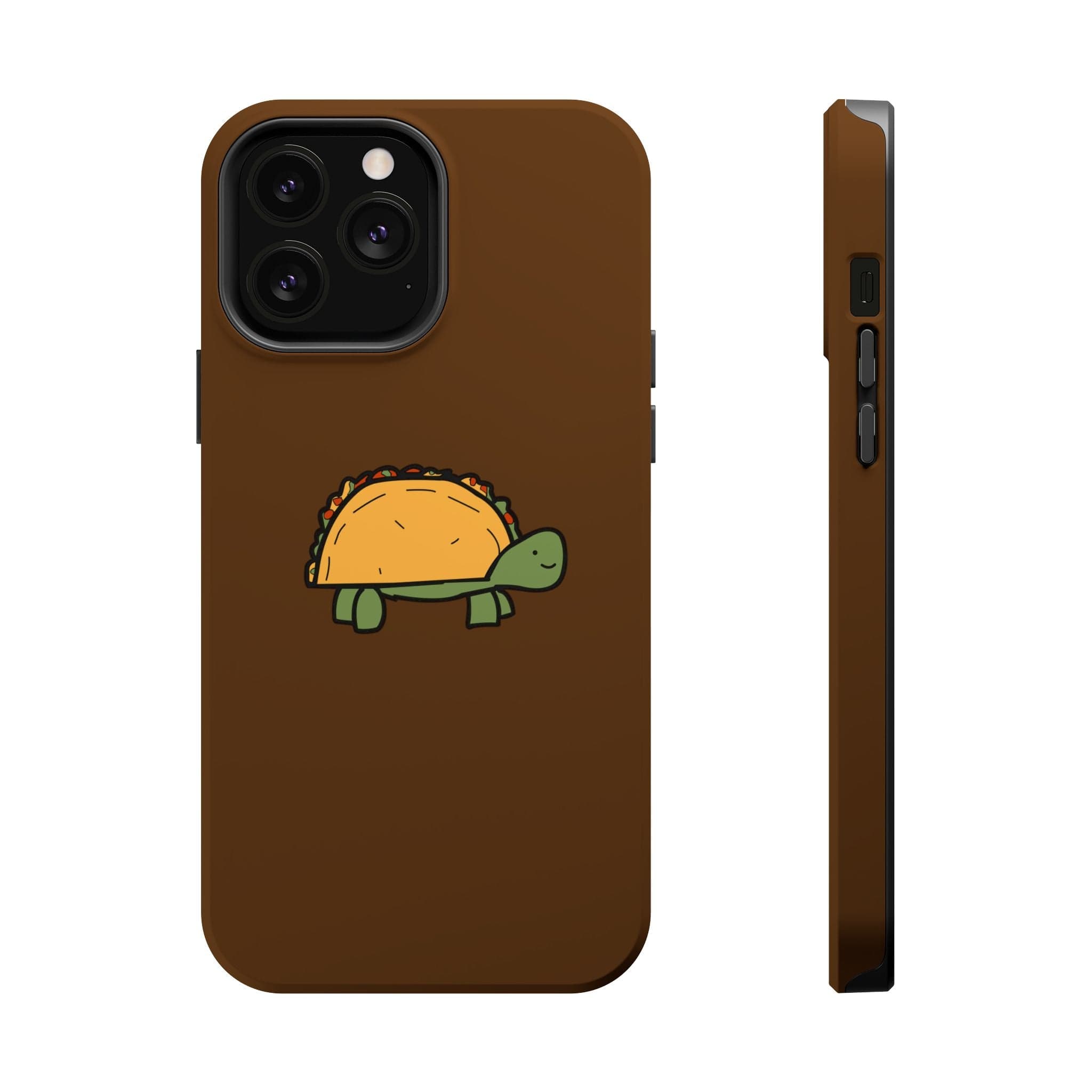 Printify Phone Case iPhone 13 Pro Max / Matte Taco Turtle Phone Case — Magnetic Impact-Resistant Protective Cover