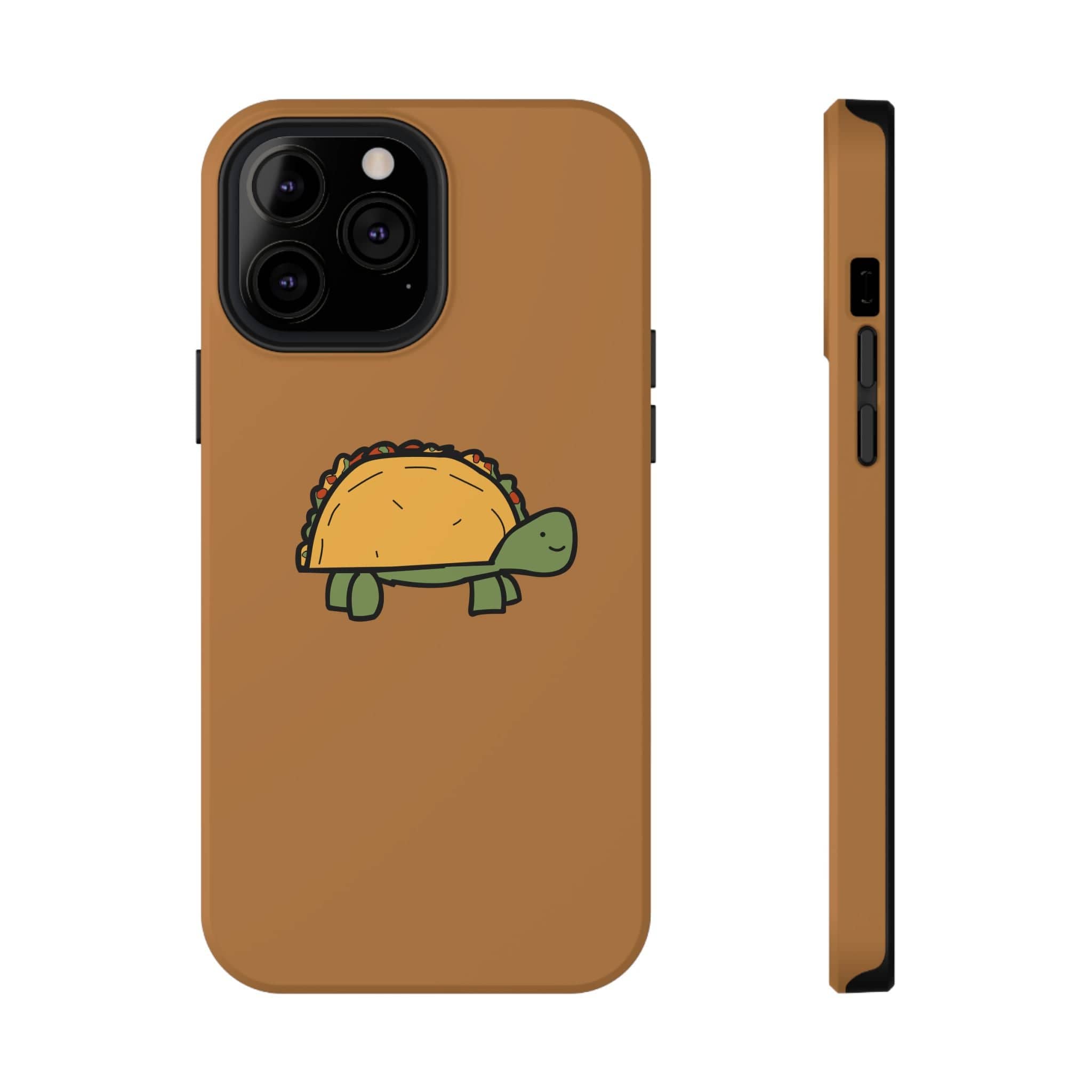 Printify Phone Case iPhone 13 Pro Max / Matte / Without gift packaging Cute Taco Turtle Phone Case — Impact-Resistant Protective iPhone Cover