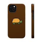 Printify Phone Case iPhone 14 / Glossy Taco Turtle Phone Case — Magnetic Impact-Resistant Protective Cover
