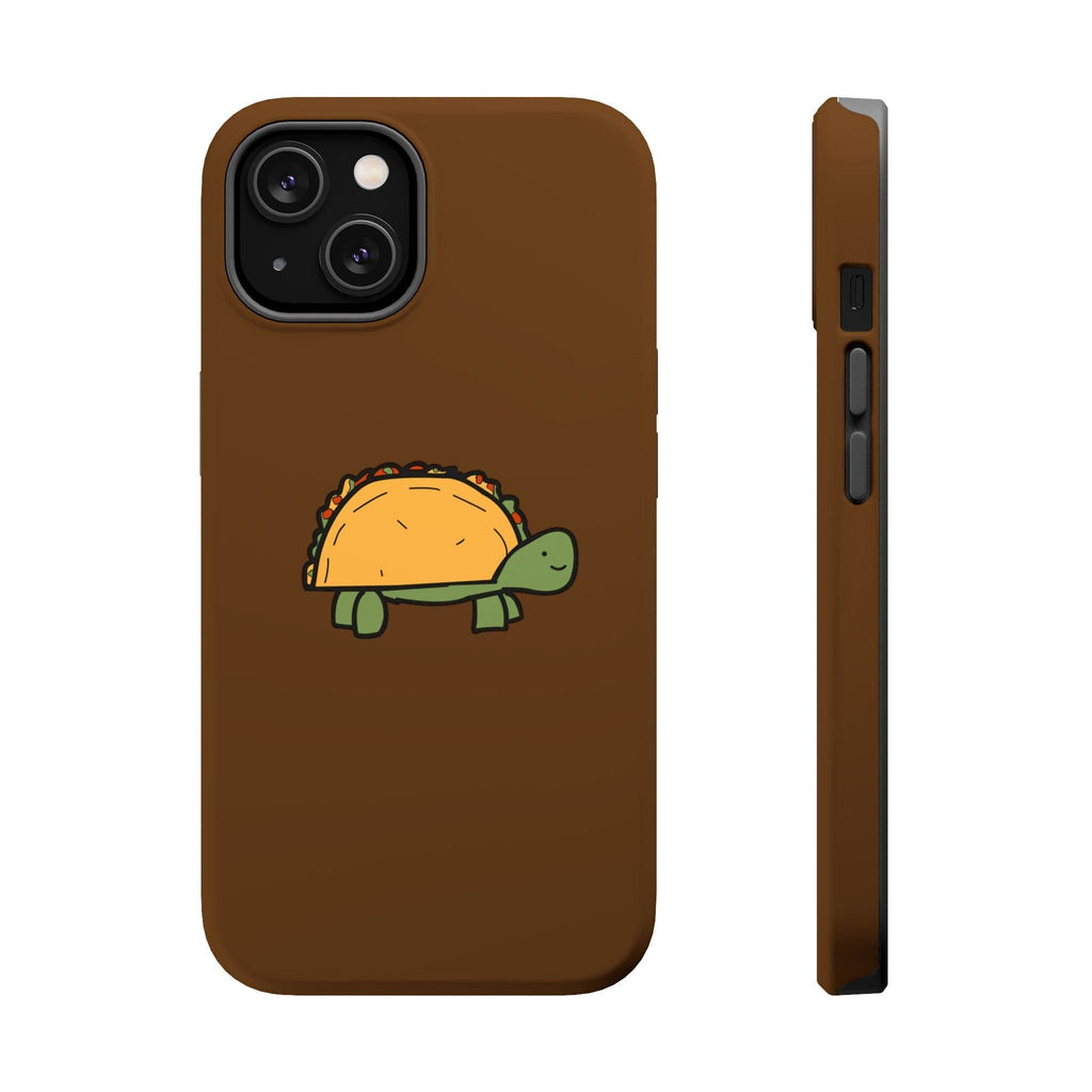 Printify Phone Case iPhone 14 / Matte Taco Turtle Phone Case — Magnetic Impact-Resistant Protective Cover