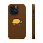 Printify Phone Case iPhone 14 Pro / Matte Taco Turtle Phone Case — Magnetic Impact-Resistant Protective Cover