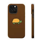 Printify Phone Case iPhone 14 Pro Max / Matte Taco Turtle Phone Case — Magnetic Impact-Resistant Protective Cover