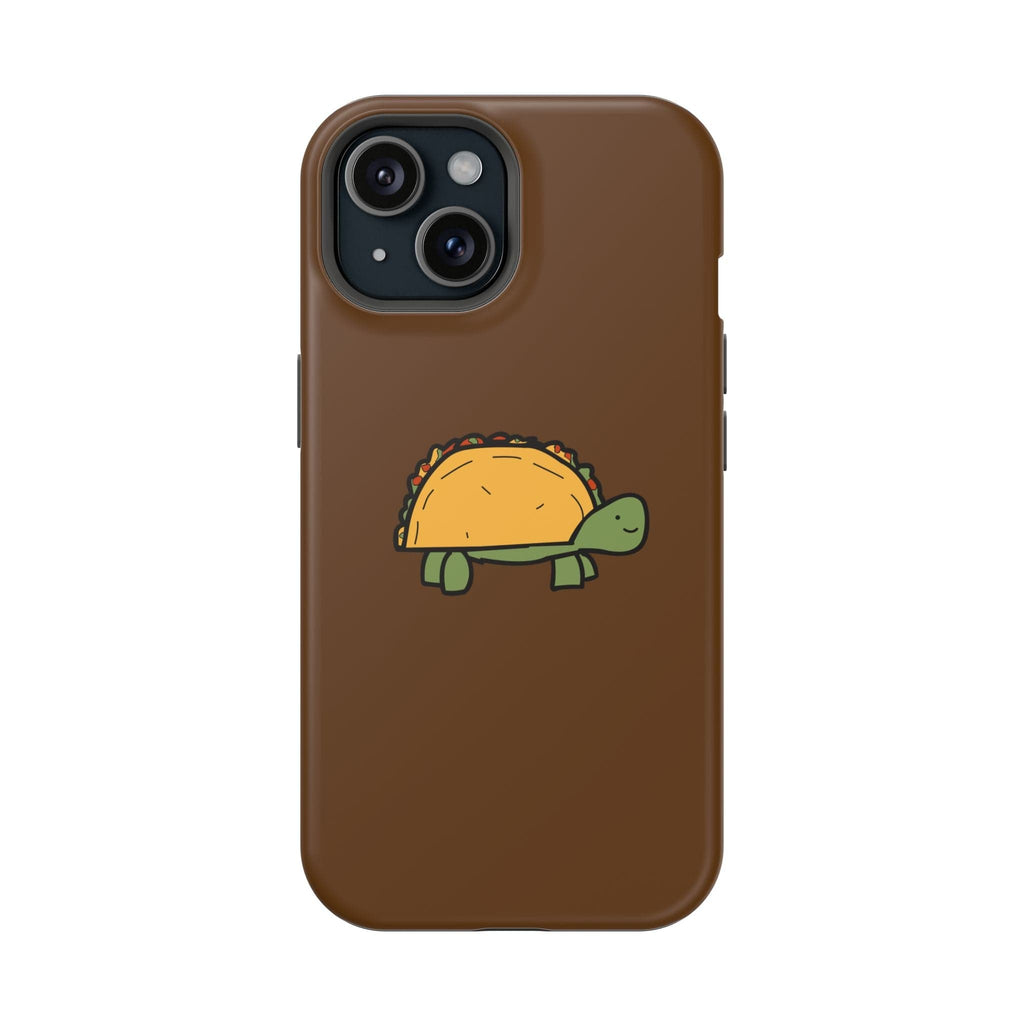 Printify Phone Case iPhone 15 / Matte Taco Turtle Phone Case — Magnetic Impact-Resistant Protective Cover