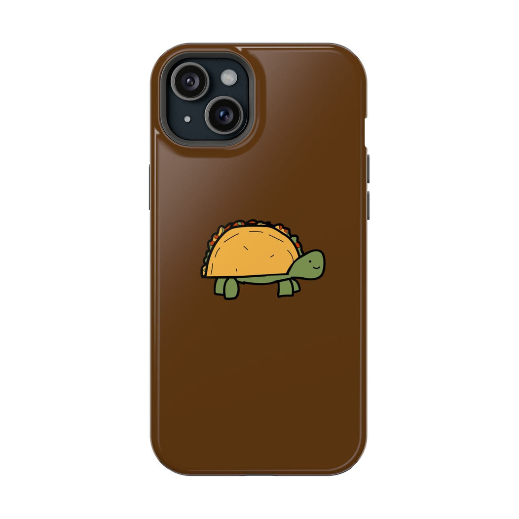 Printify Phone Case iPhone 15 Plus / Glossy Taco Turtle Phone Case — Magnetic Impact-Resistant Protective Cover