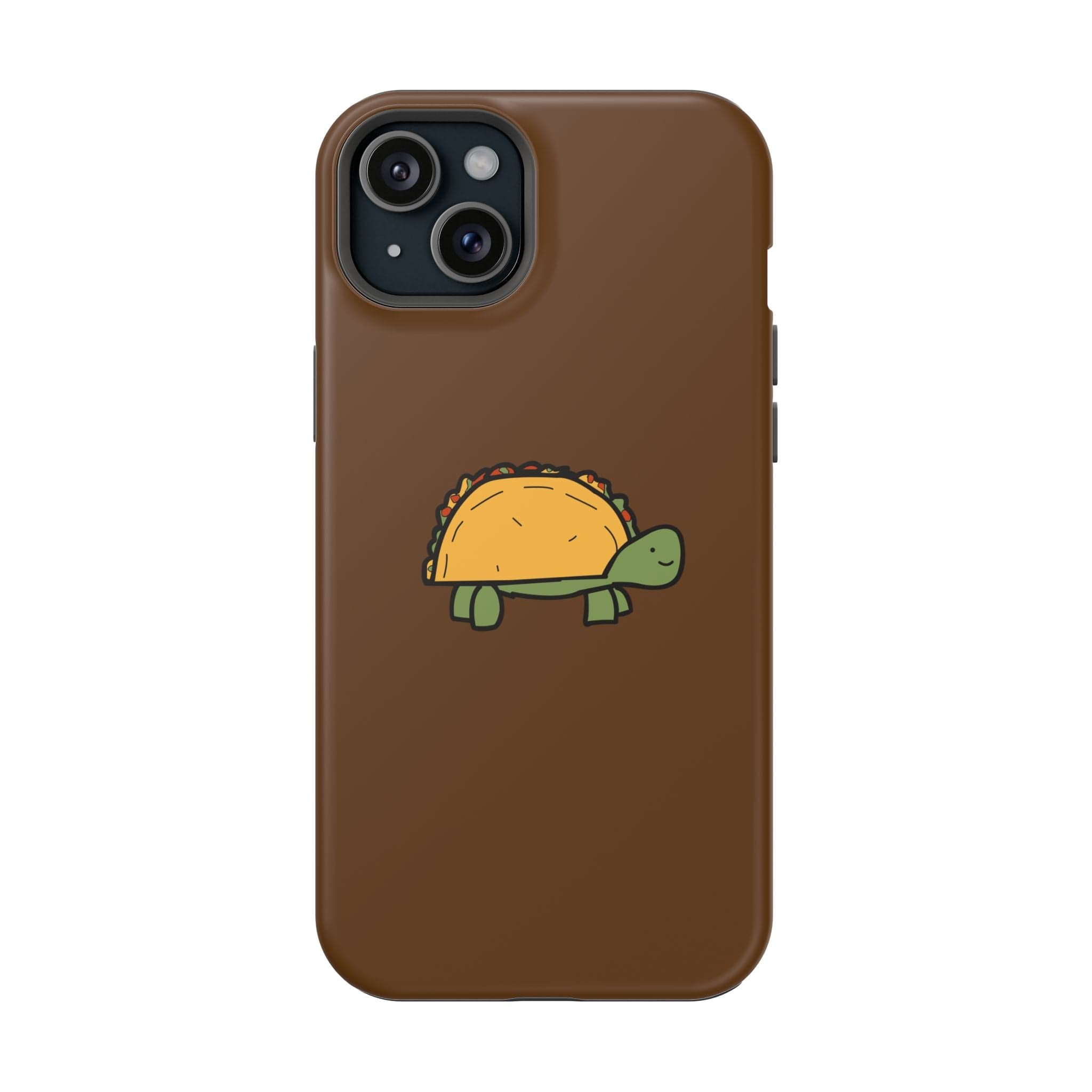 Printify Phone Case iPhone 15 Plus / Matte Taco Turtle Phone Case — Magnetic Impact-Resistant Protective Cover