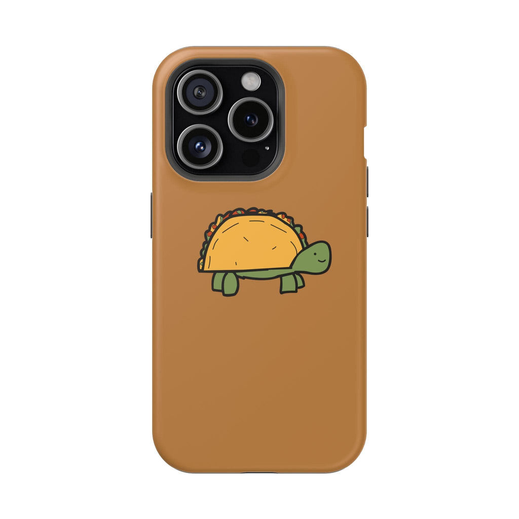 Printify Phone Case iPhone 15 Pro / Matte / Without gift packaging Cute Taco Turtle Phone Case — Impact-Resistant Protective iPhone Cover
