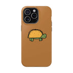 Printify Phone Case iPhone 15 Pro Max / Glossy / Without gift packaging Cute Taco Turtle Phone Case — Impact-Resistant Protective iPhone Cover