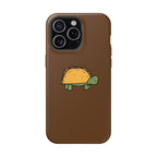 Printify Phone Case iPhone 15 Pro Max / Matte Taco Turtle Phone Case — Magnetic Impact-Resistant Protective Cover