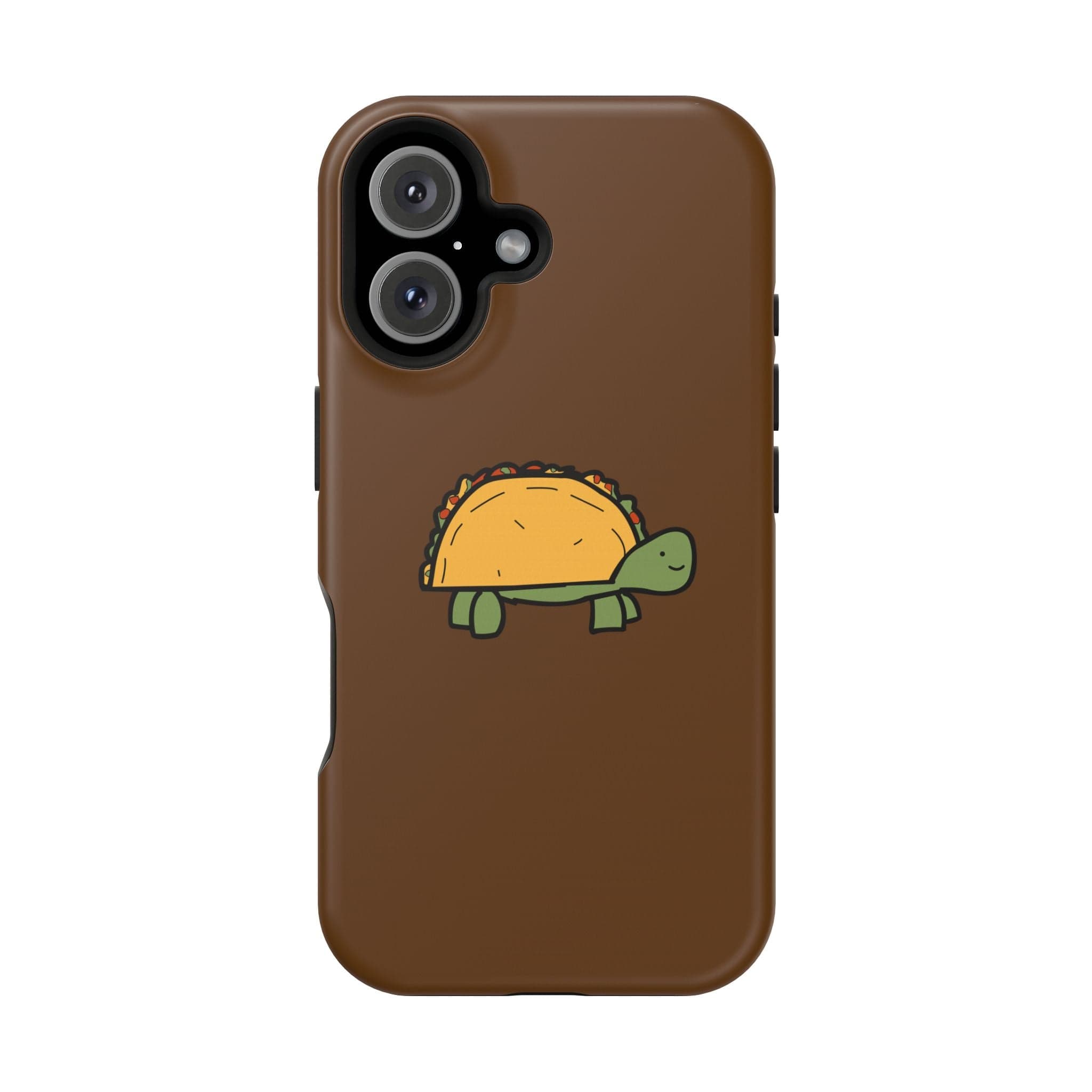 Printify Phone Case iPhone 16 / Matte Taco Turtle Phone Case — Magnetic Impact-Resistant Protective Cover