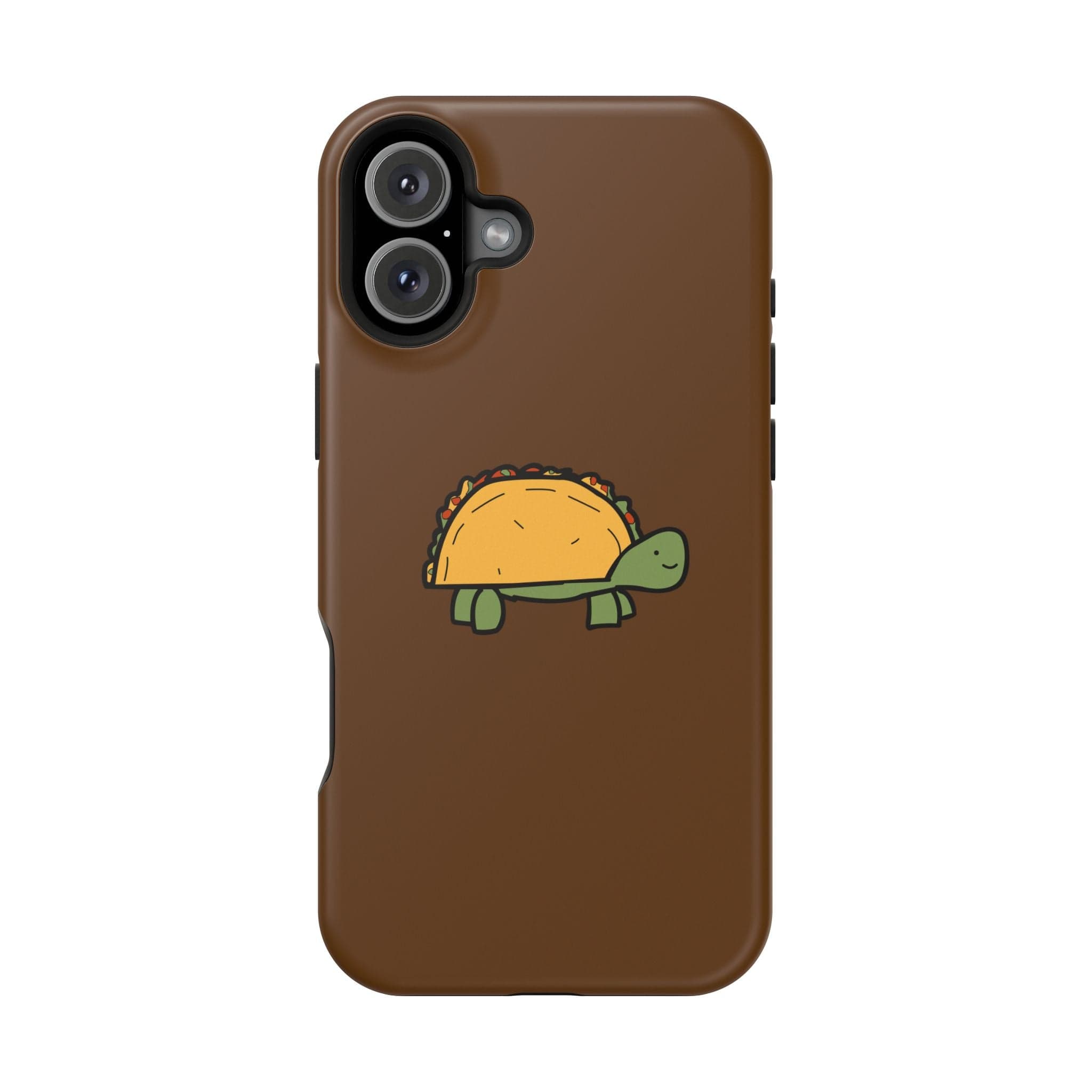 Printify Phone Case iPhone 16 Plus / Matte Taco Turtle Phone Case — Magnetic Impact-Resistant Protective Cover