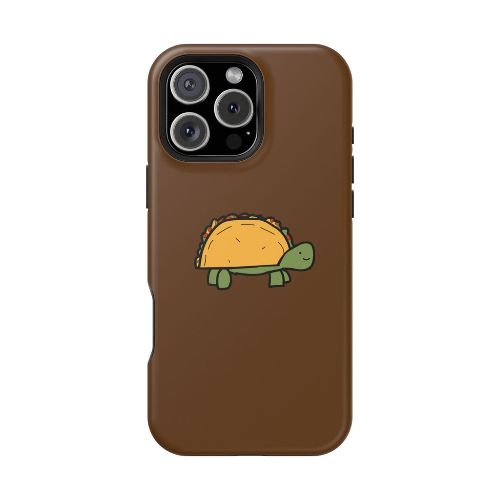 Printify Phone Case iPhone 16 Pro Max / Matte Taco Turtle Phone Case — Magnetic Impact-Resistant Protective Cover