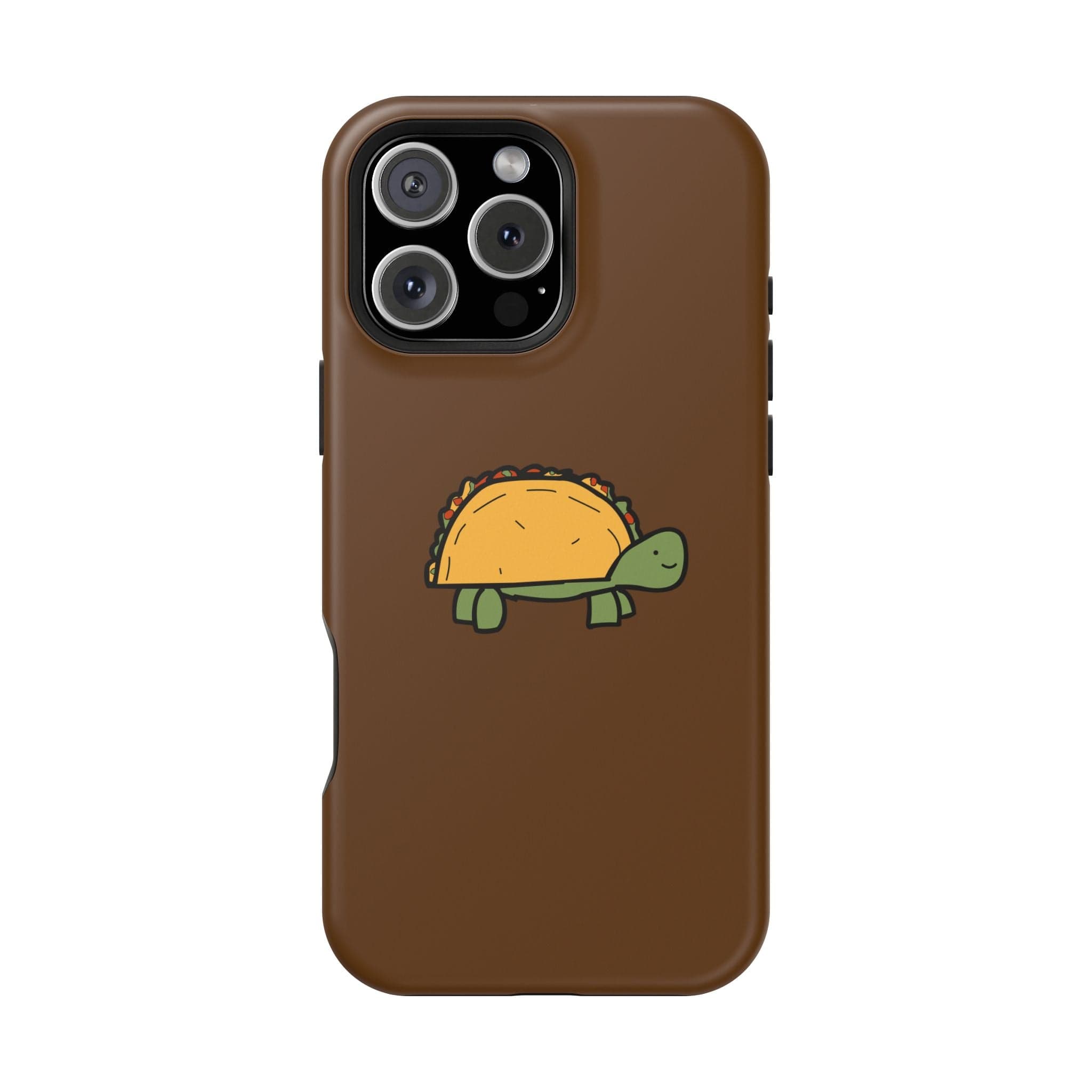 Printify Phone Case iPhone 16 Pro Max / Matte Taco Turtle Phone Case — Magnetic Impact-Resistant Protective Cover