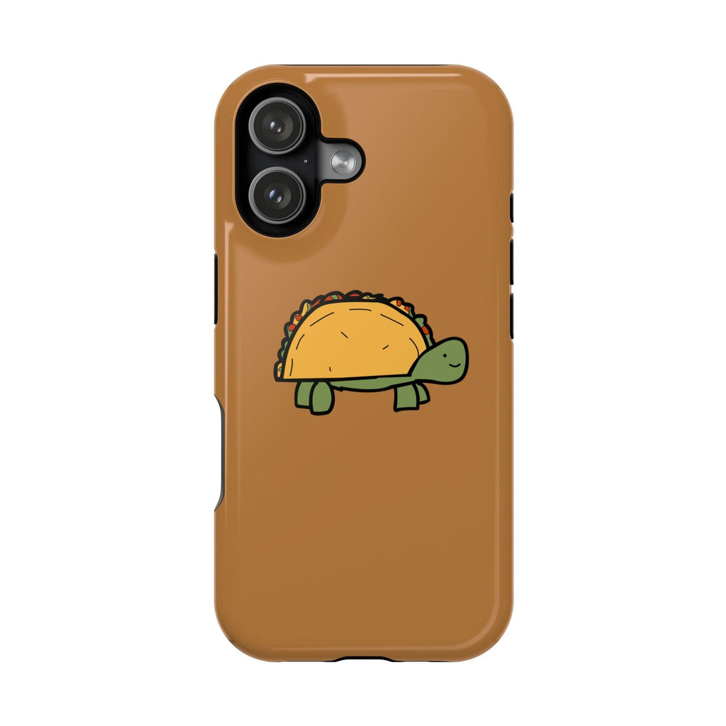 Printify Phone Case iPhone 17 / Glossy / Without gift packaging Cute Taco Turtle Phone Case — Impact-Resistant Protective iPhone Cover