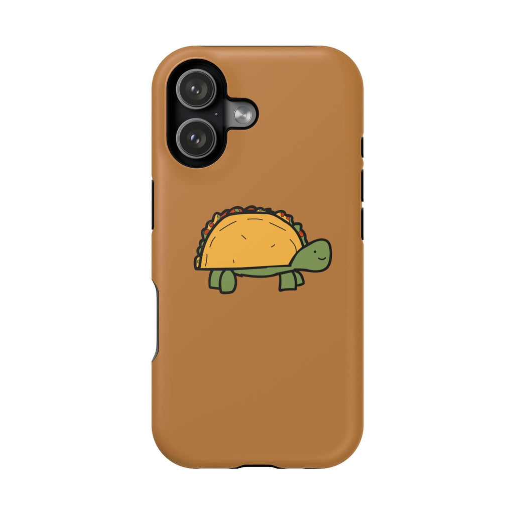 Printify Phone Case iPhone 17 / Matte / Without gift packaging Cute Taco Turtle Phone Case — Impact-Resistant Protective iPhone Cover