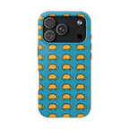 Printify Phone Case iPhone 17 Pro Cute Taco Pattern Tough Phone Case — Protective iPhone Case with Repeating Taco Design