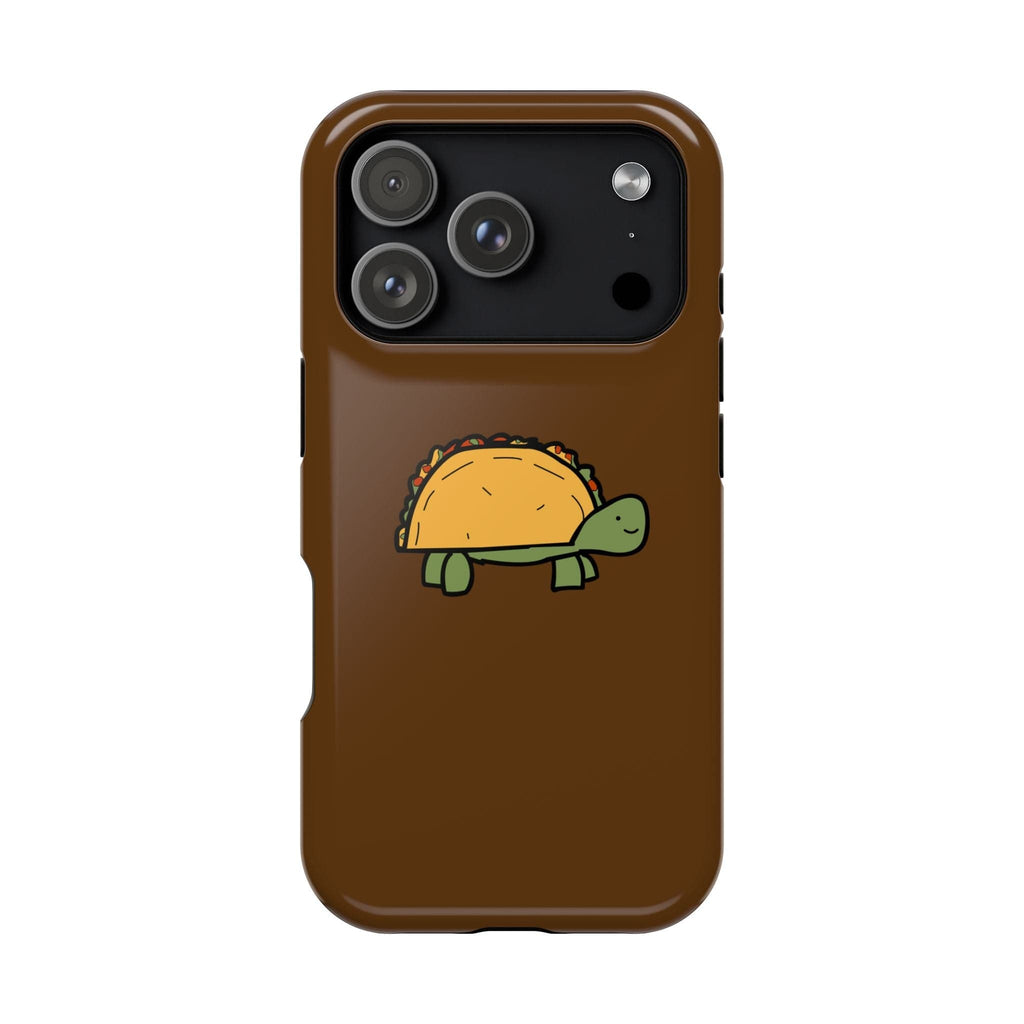 Printify Phone Case iPhone 17 Pro / Glossy Taco Turtle Phone Case — Magnetic Impact-Resistant Protective Cover
