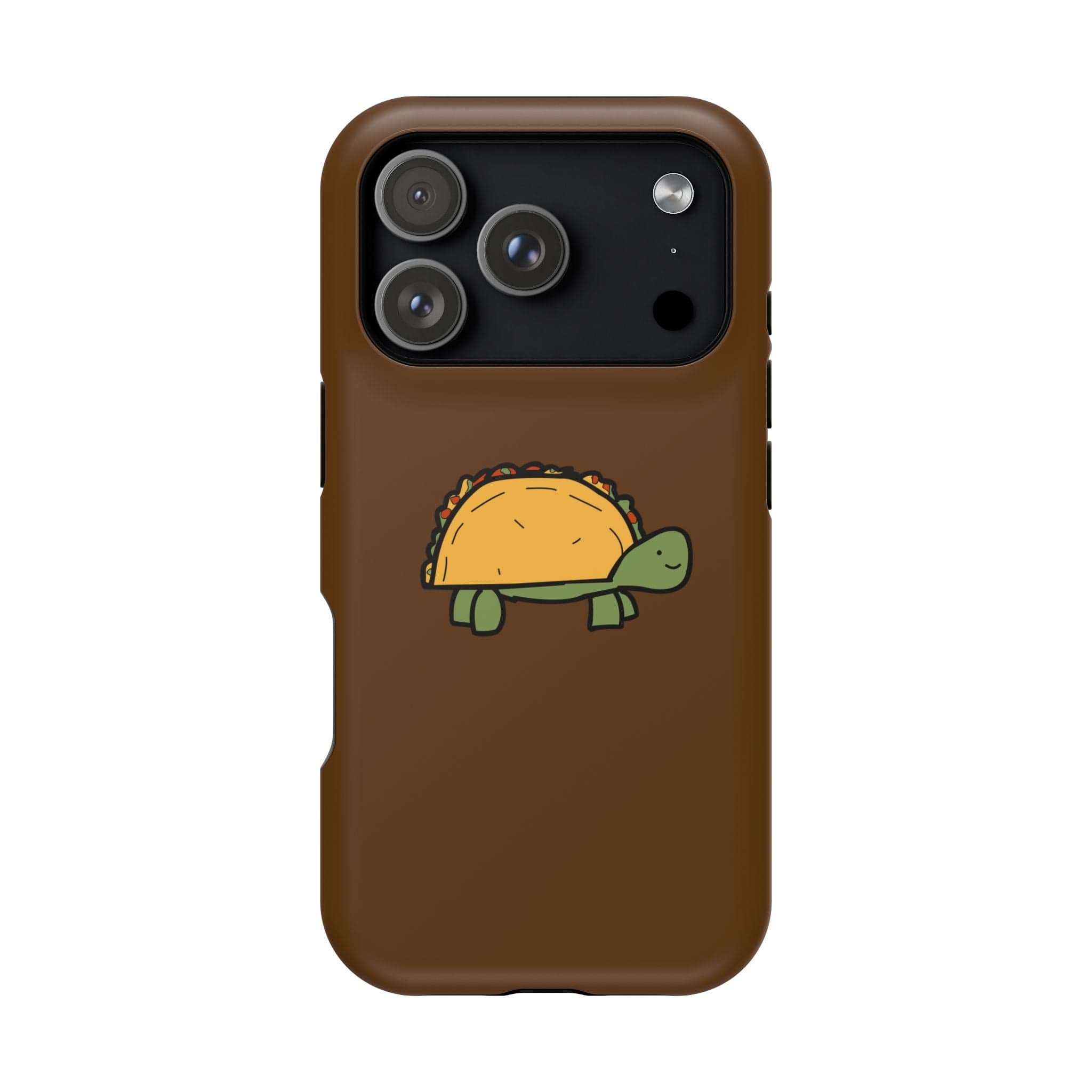 Printify Phone Case iPhone 17 Pro / Matte Taco Turtle Phone Case — Magnetic Impact-Resistant Protective Cover