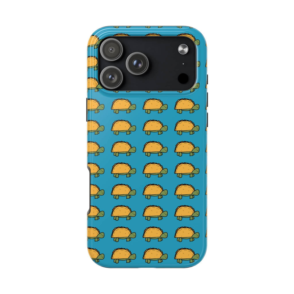 Printify Phone Case iPhone 17 Pro Max Cute Taco Pattern Tough Phone Case — Protective iPhone Case with Repeating Taco Design