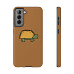 Printify Phone Case Samsung Galaxy S21 / Glossy / Without gift packaging Cute Taco Turtle Phone Case — Impact-Resistant Protective iPhone Cover