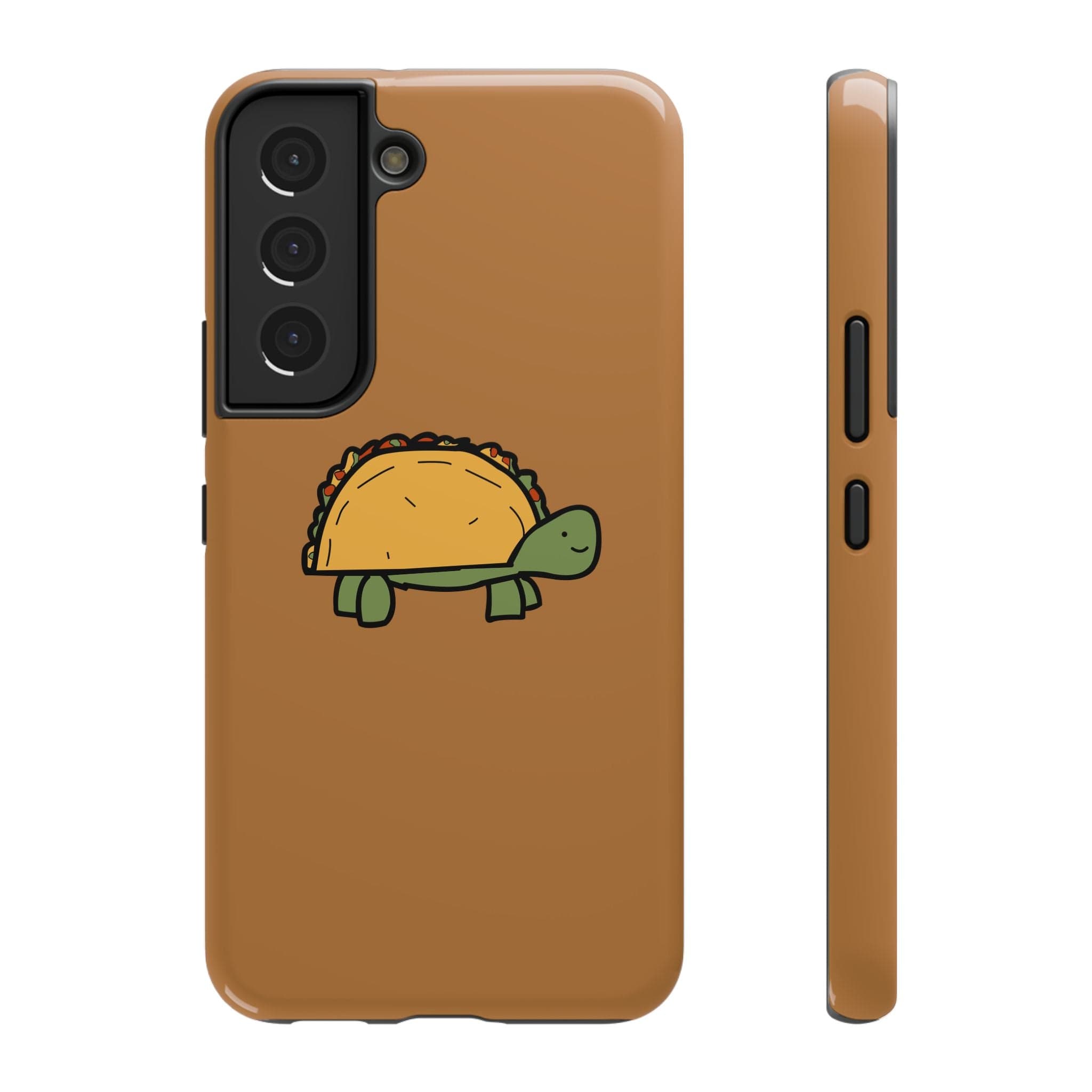 Printify Phone Case Samsung Galaxy S22 / Glossy / Without gift packaging Cute Taco Turtle Phone Case — Impact-Resistant Protective iPhone Cover
