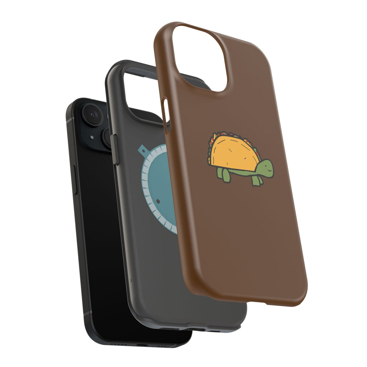 Printify Phone Case Taco Turtle Phone Case — Magnetic Impact-Resistant Protective Cover