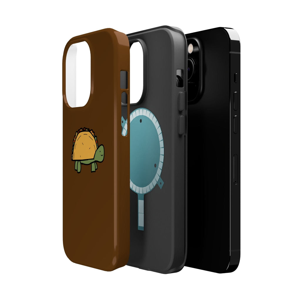 Printify Phone Case Taco Turtle Phone Case — Magnetic Impact-Resistant Protective Cover