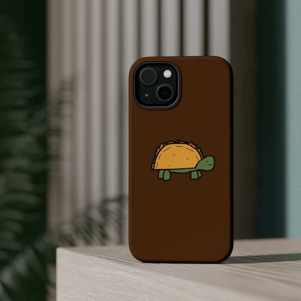 Printify Phone Case Taco Turtle Phone Case — Magnetic Impact-Resistant Protective Cover