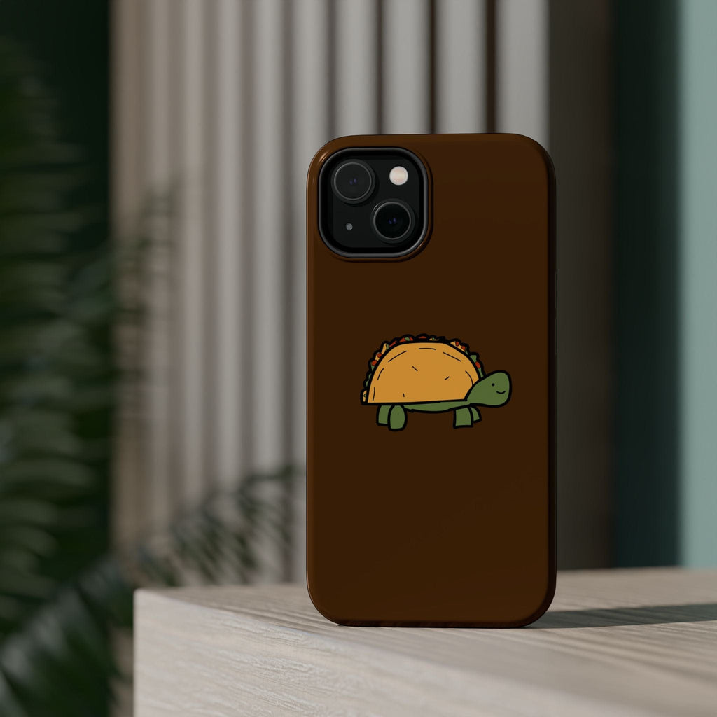 Printify Phone Case Taco Turtle Phone Case — Magnetic Impact-Resistant Protective Cover