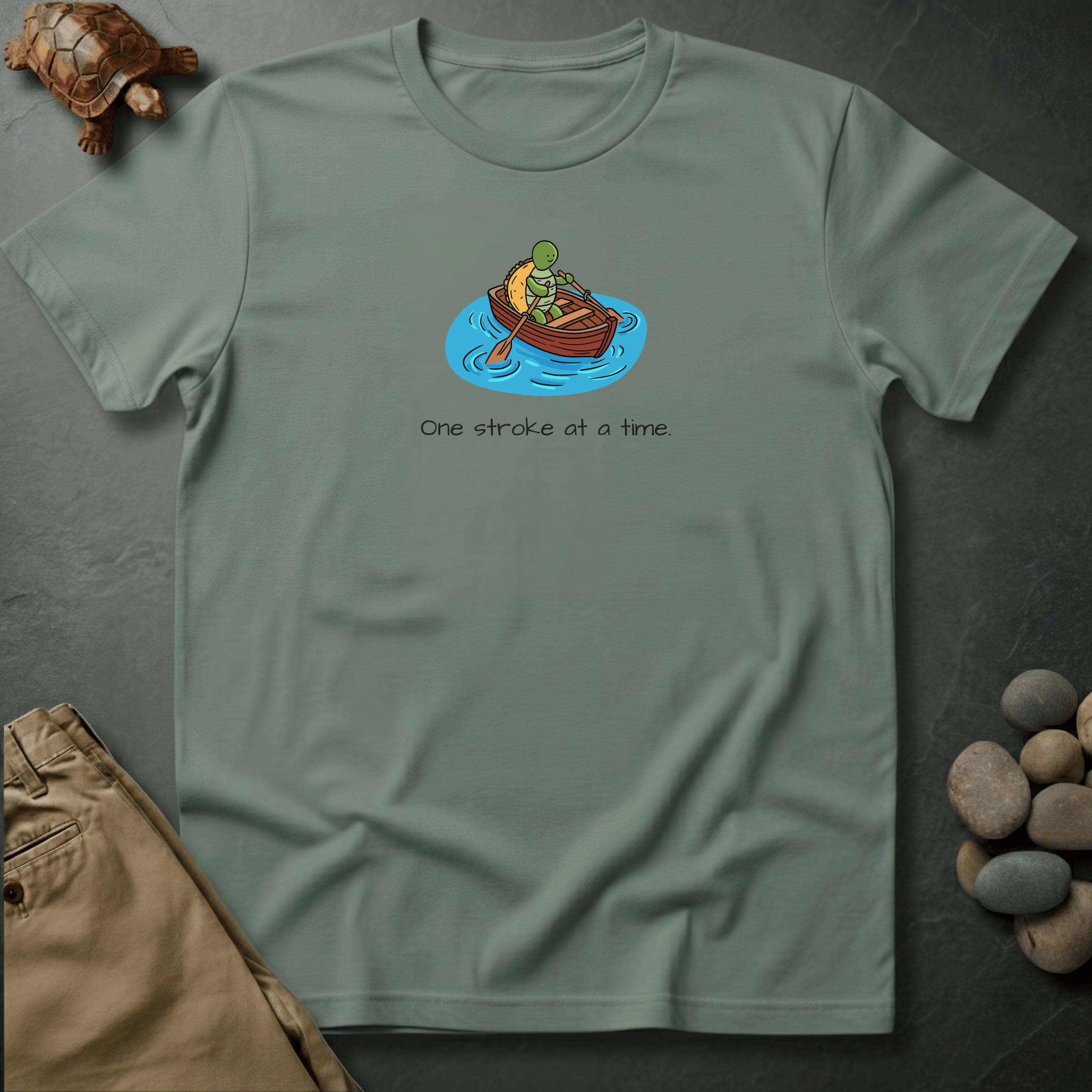Printify T-Shirt Bay / S One stroke at a time.