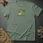 Printify T-Shirt Bay / S Still here. Still steady.
