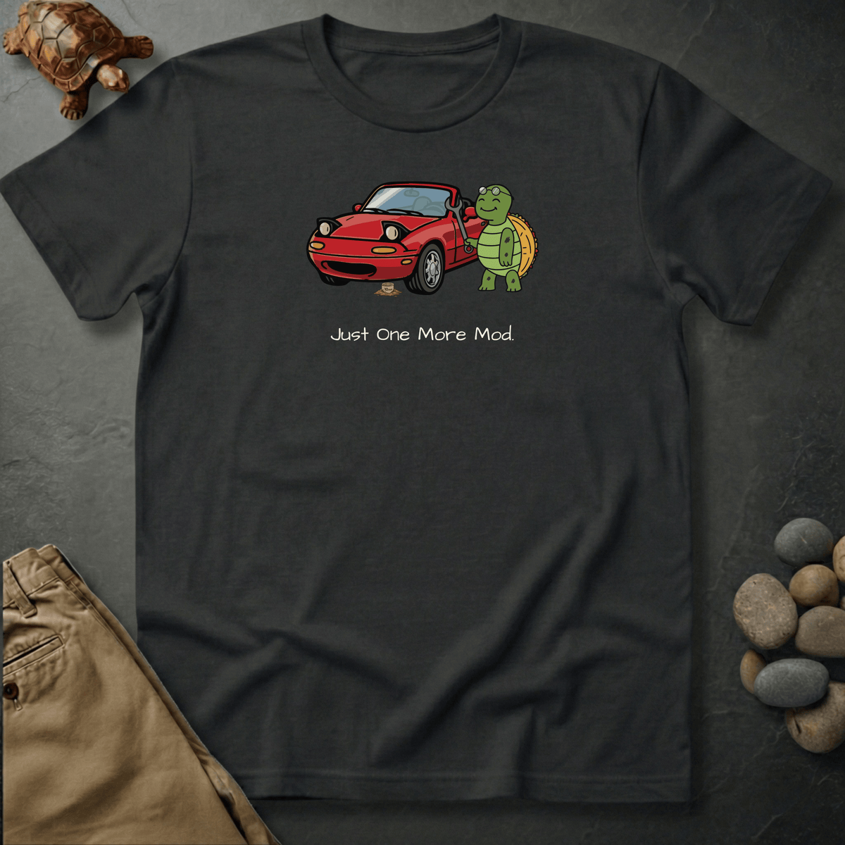 Printify T-Shirt Black / S Just one more mod