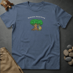 Printify T-Shirt Blue Jean / S Build slow. Stand strong.