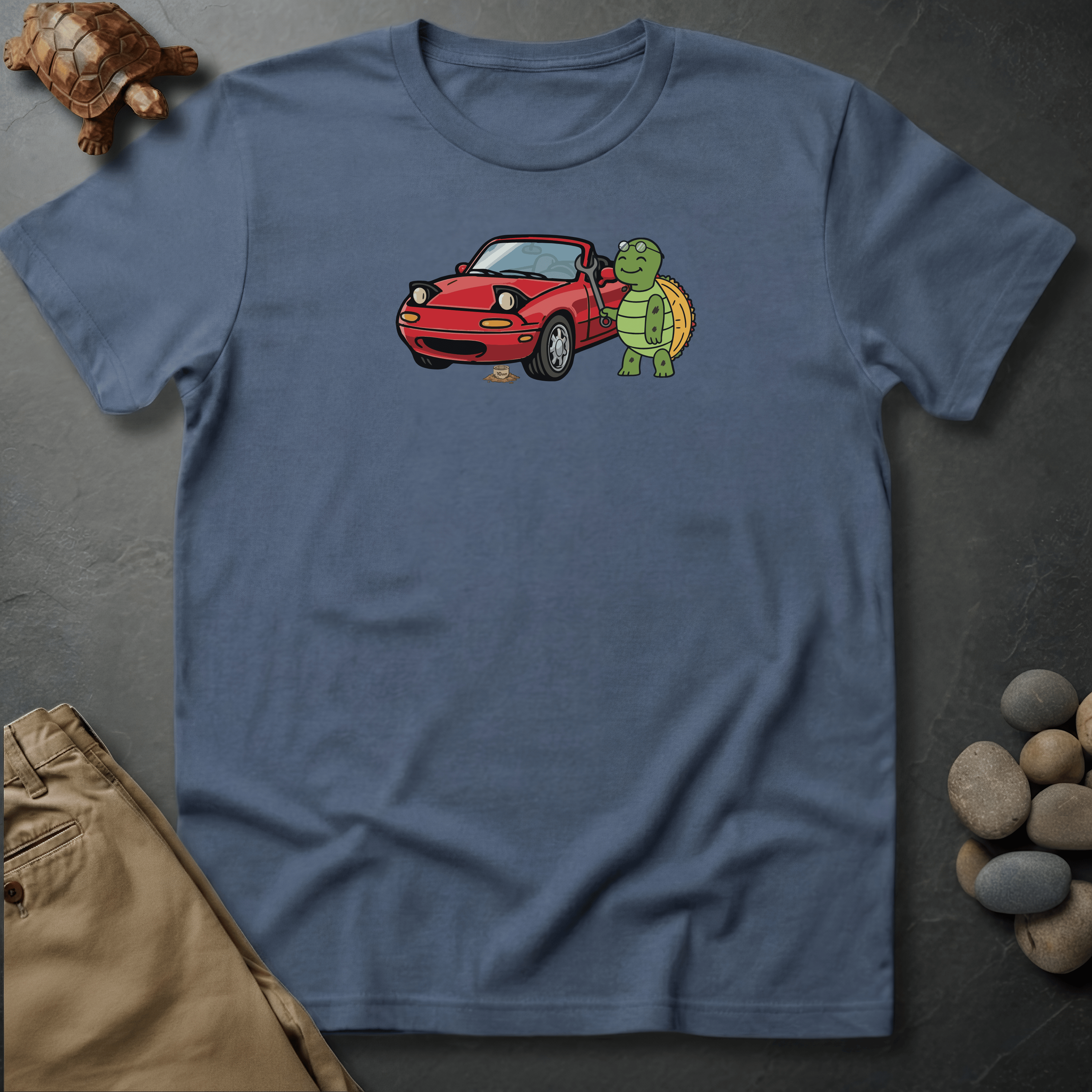 Printify T-Shirt Blue Jean / S Just one more mod graphic