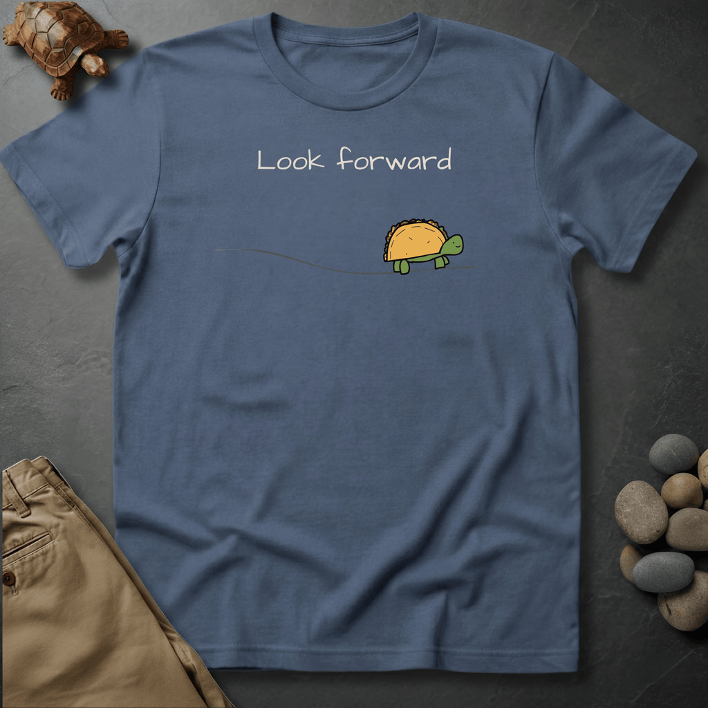 Printify T-Shirt Blue Jean / S Look forward